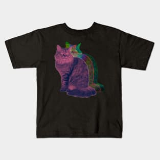 VHS cat Kids T-Shirt